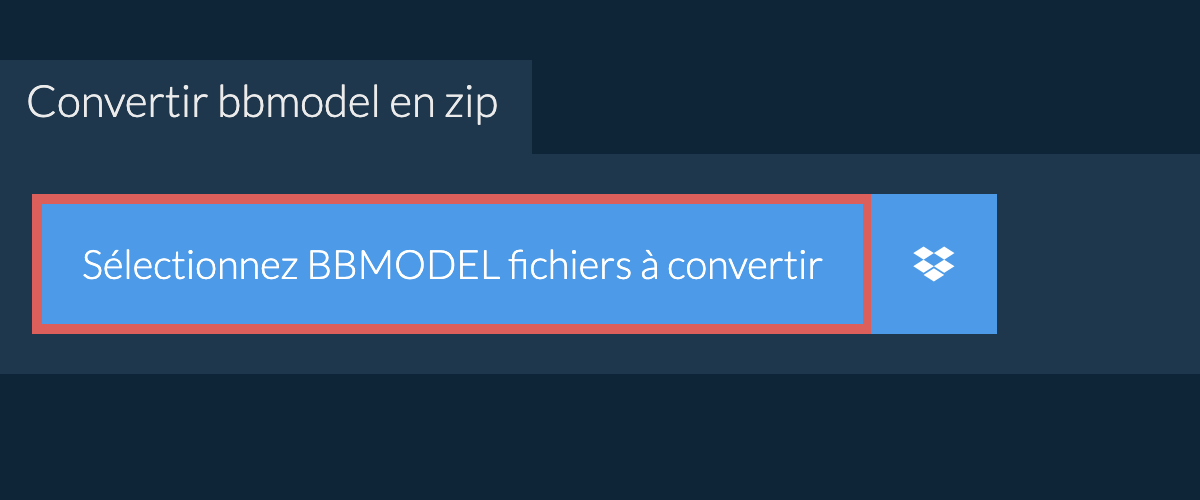 Convertir bbmodel en zip