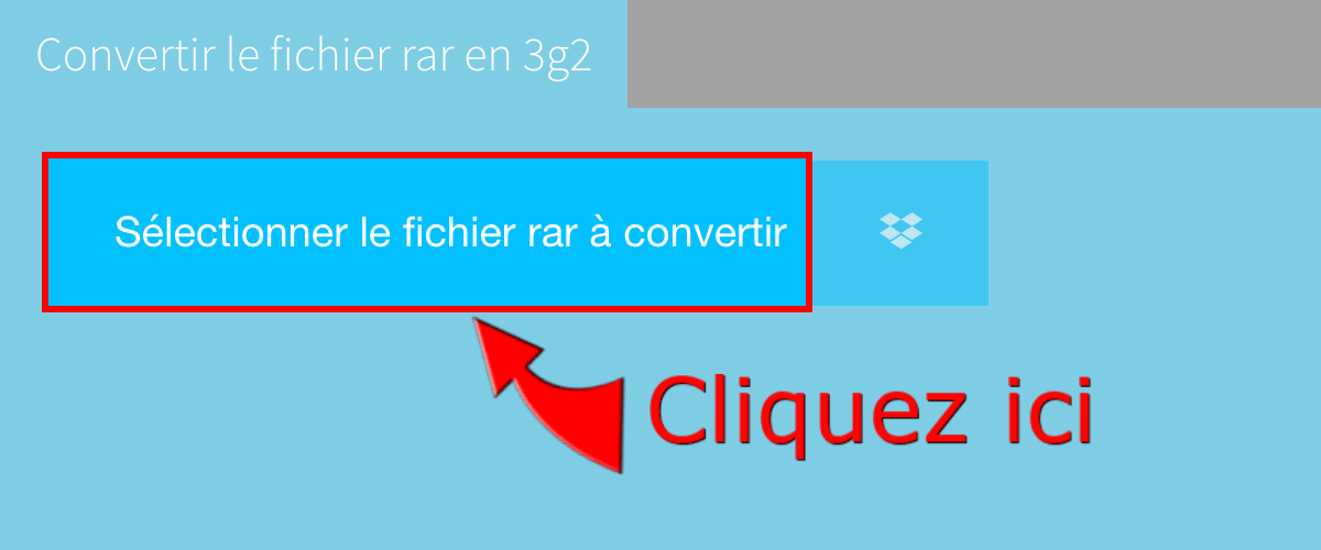 Convertir le fichier rar en 3g2