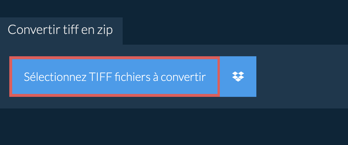 Convertir tiff en zip