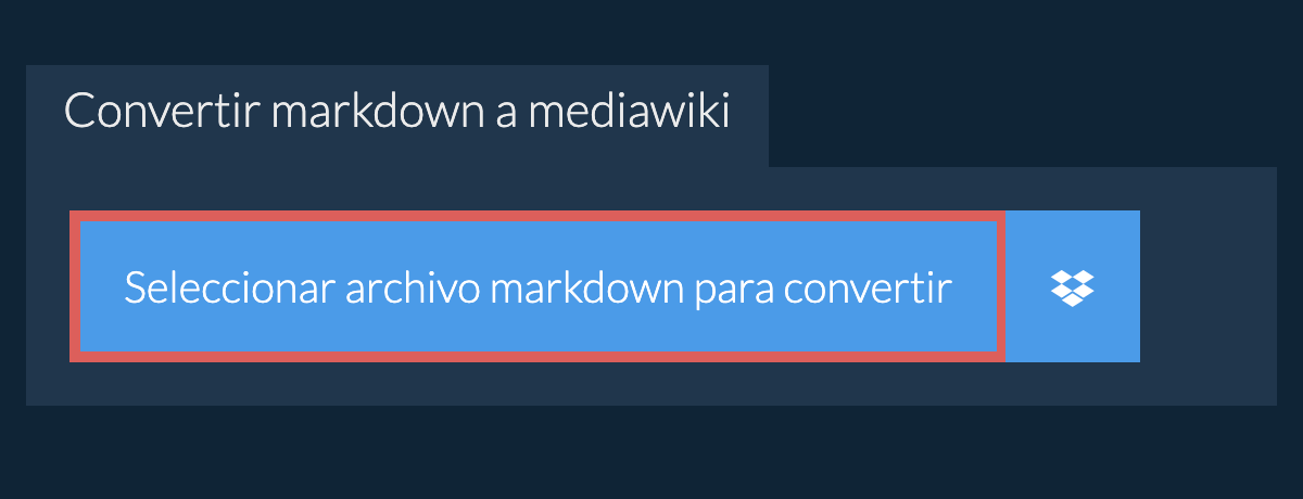 Convertir markdown a mediawiki