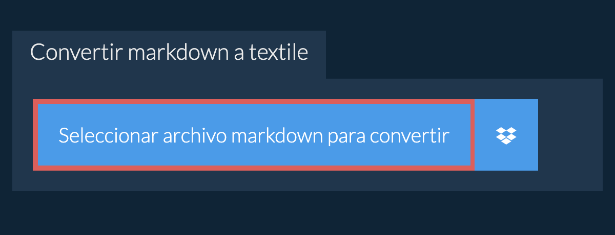 Convertir markdown a textile