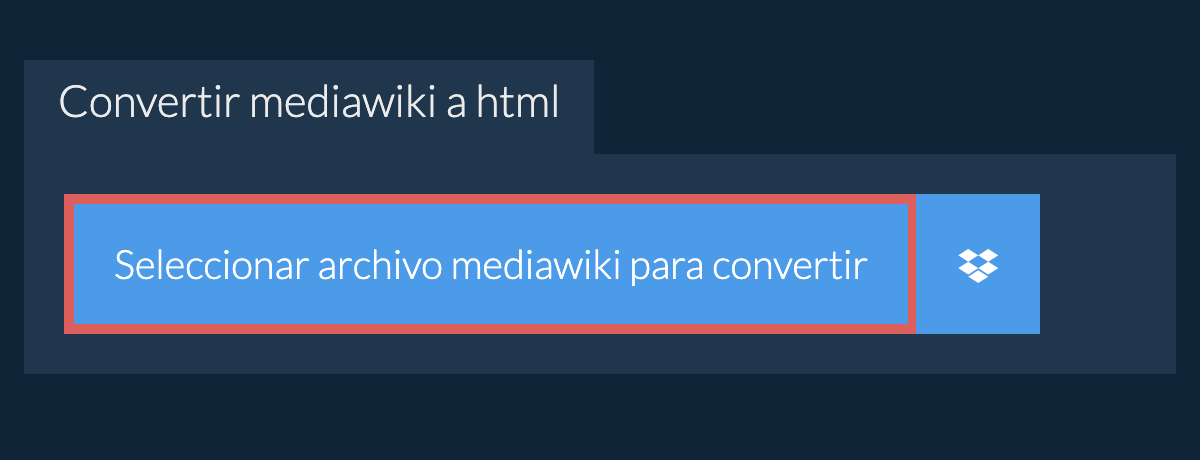 Convertir mediawiki a html