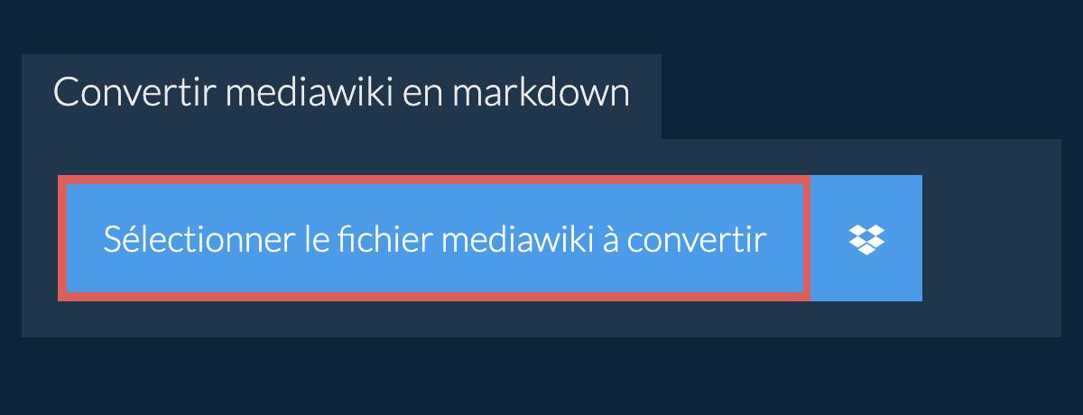 Convertir mediawiki en markdown