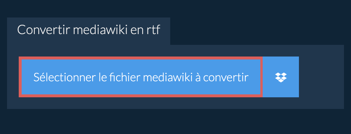 Convertir mediawiki en rtf