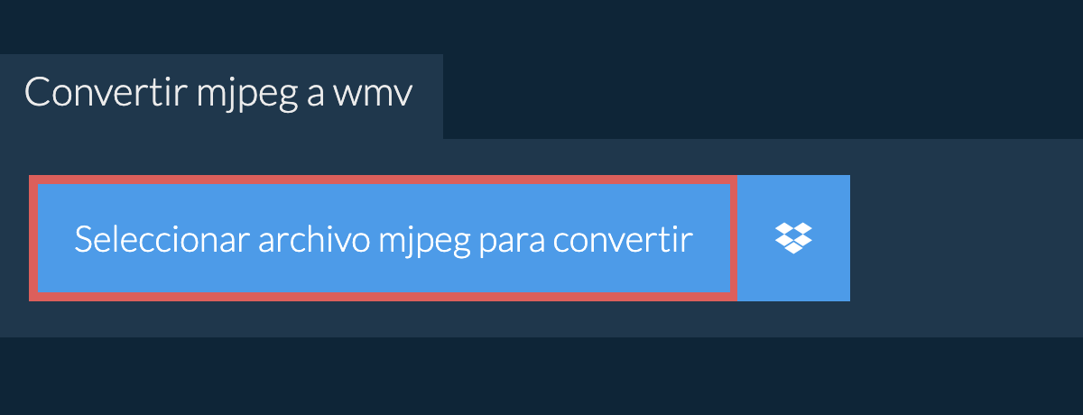 Convertir mjpeg a wmv