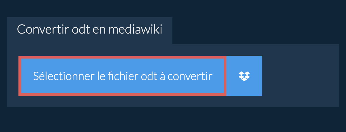 Convertir odt en mediawiki