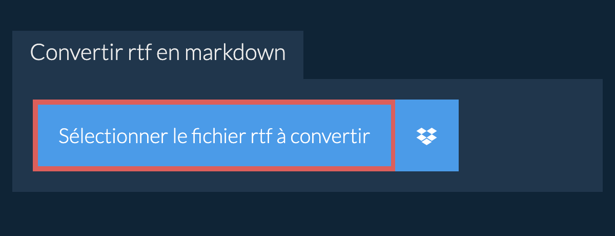 Convertir rtf en markdown
