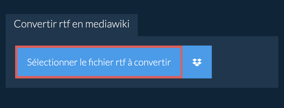 Convertir rtf en mediawiki