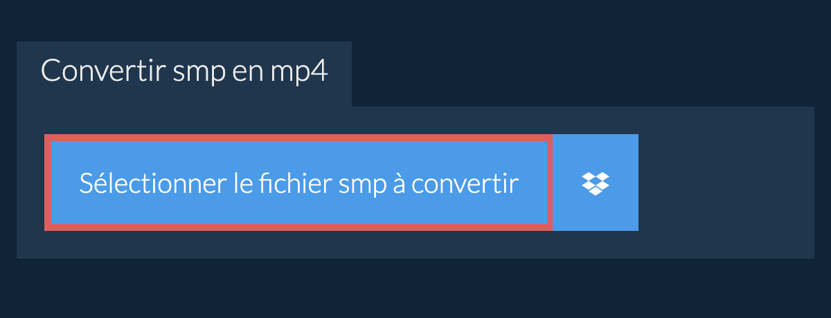 Convertir smp en mp4
