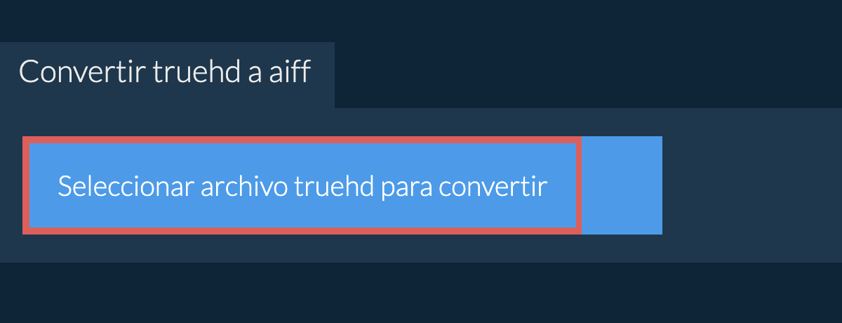 Convertir truehd a aiff