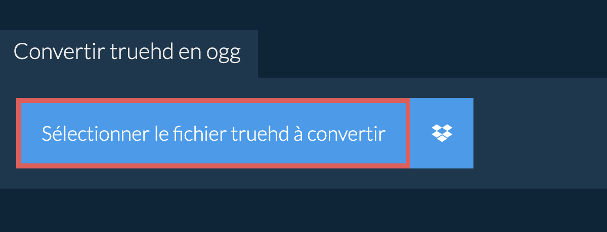 Convertir truehd en ogg