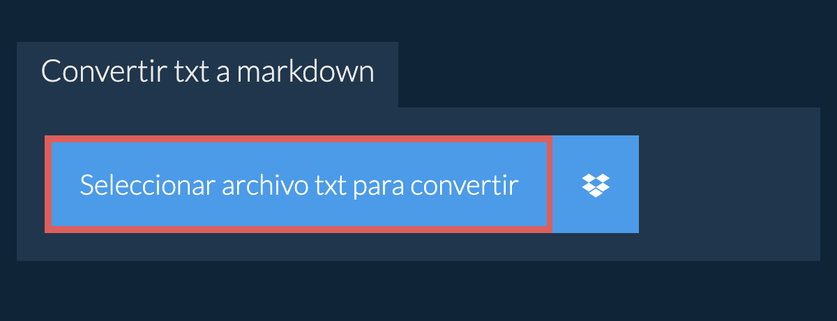 Convertir txt a markdown