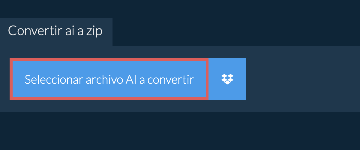 Convertir ai a zip