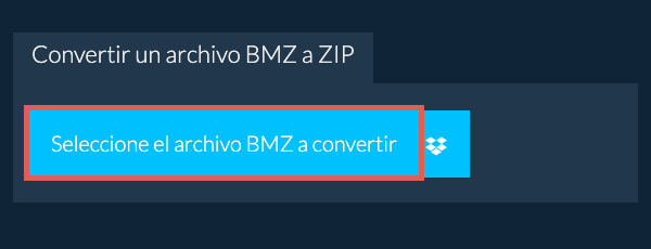 Convertir un archivo BMZ a ZIP