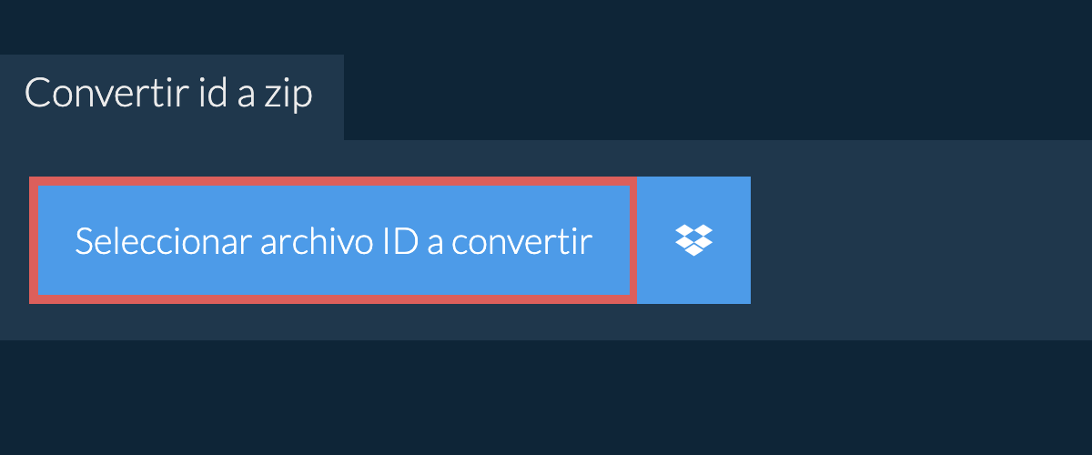 Convertir id a zip