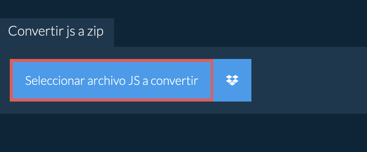 Convertir js a zip