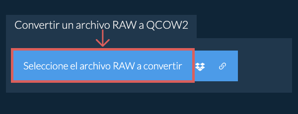 Convertir un archivo RAW a QCOW2