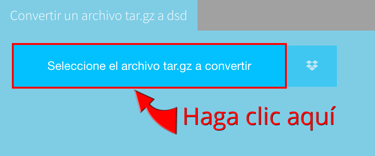 Convertir un archivo tar.gz a dsd