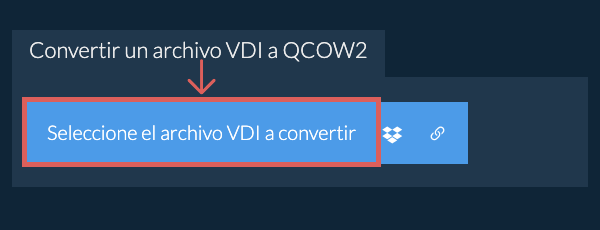 Convertir un archivo VDI a QCOW2