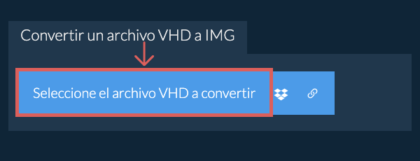 Convertir un archivo VHD a IMG