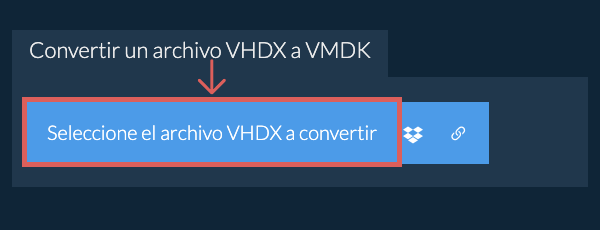 Convertir un archivo VHDX a VMDK