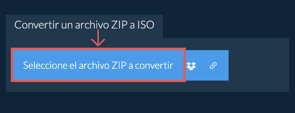 Convertir un archivo ZIP a ISO