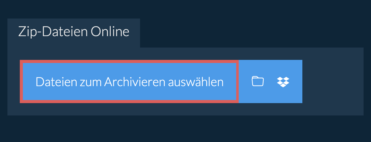 Zip-Dateien Online