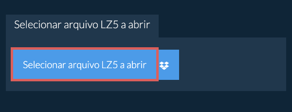 Selecionar arquivo LZ5 a abrir