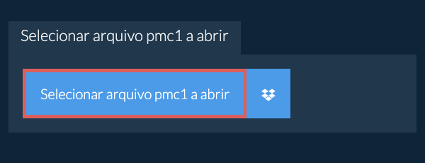 Selecionar arquivo pmc1 a abrir