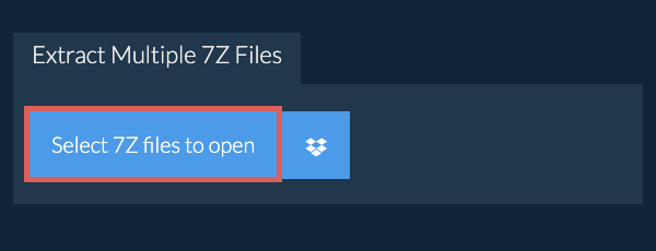 Extract Multiple 7Z Files