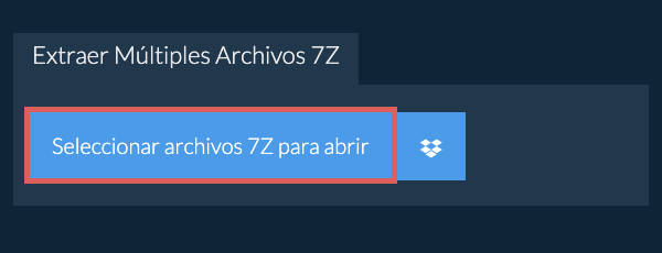 Extraer Múltiples Archivos 7Z