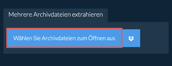 Mehrere Archivdateien extrahieren
