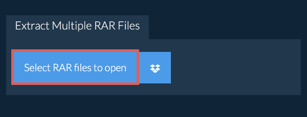 Extract Multiple RAR Files