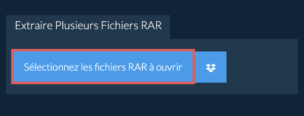 Extraire Plusieurs Fichiers RAR