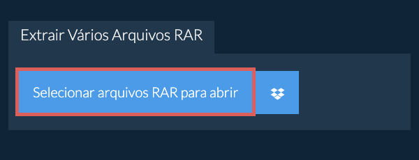 Extrair Vários Arquivos RAR