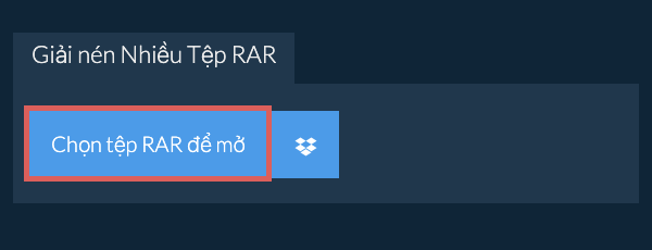 Giải nén Nhiều Tệp RAR