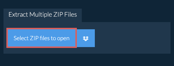 Extract Multiple ZIP Files