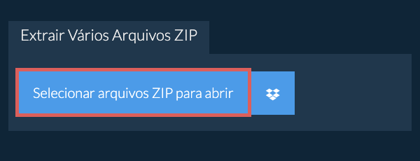Extrair Vários Arquivos ZIP