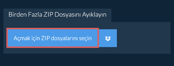 Birden Fazla ZIP Dosyasını Ayıklayın
