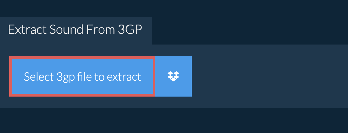 Extract Sound From 3gp