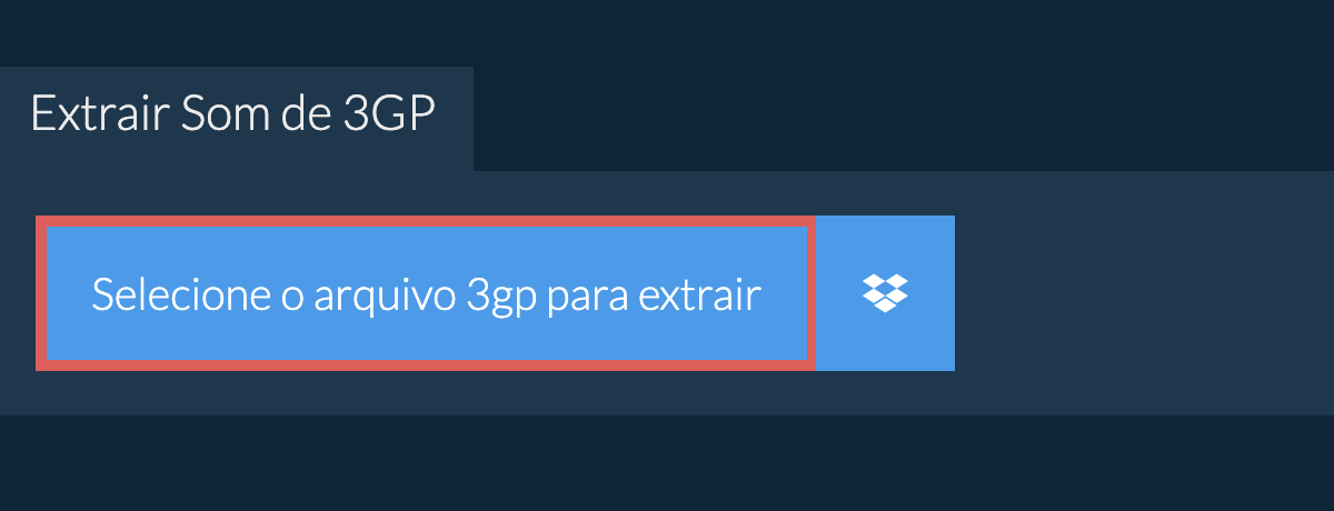 Extrair Som de 3gp
