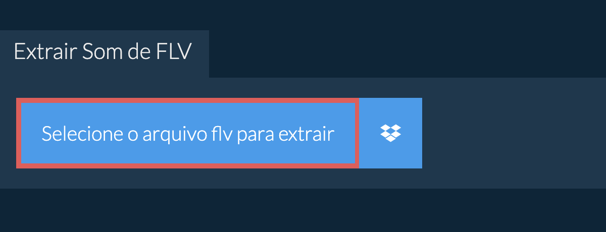 Extrair Som de flv