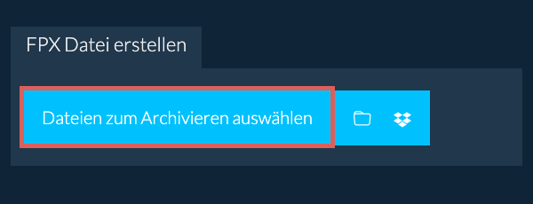 1. FPX Datei erstellen
