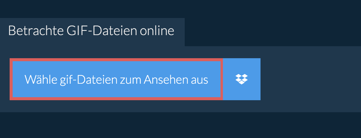 Betrachte gif-Dateien online