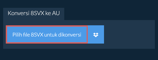 Konversi 8SVX ke AU