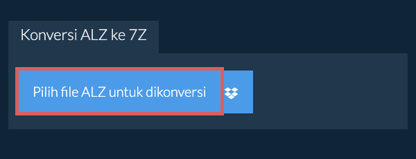 Konversi ALZ ke 7Z