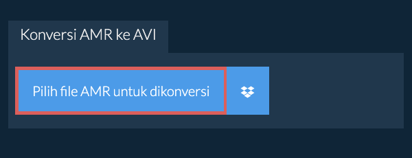 Konversi AMR ke AVI