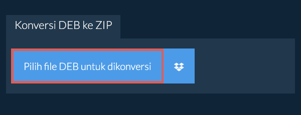 Konversi DEB ke ZIP