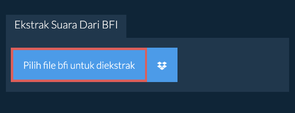 Ekstrak Suara Dari bfi