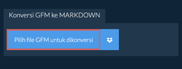 Konversi GFM ke MARKDOWN